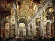 Interior of Saint Peter's PANNINI, Giovanni Paolo